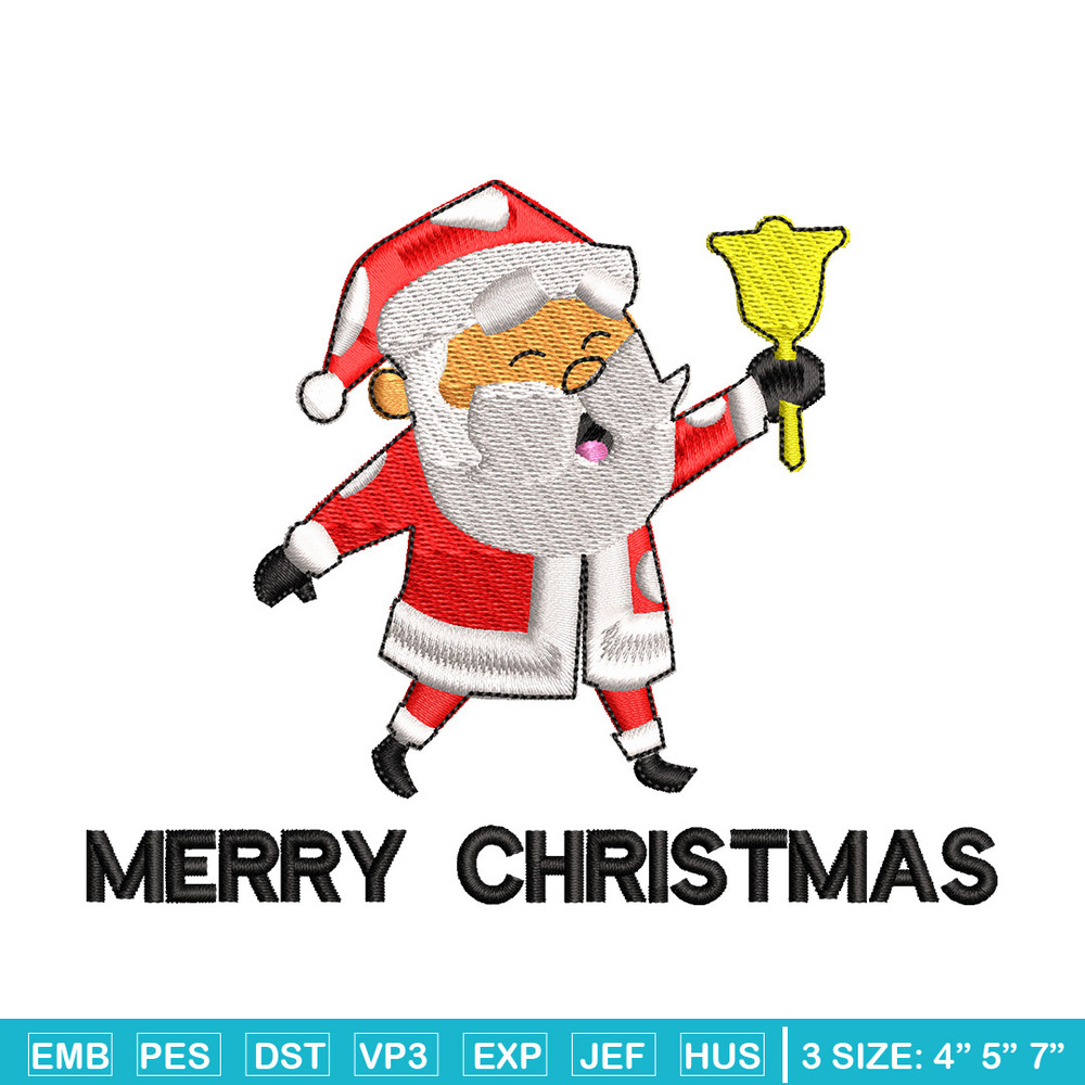 Satan bell embroidery design, Chrismas embroidery, Emb design, Embroidery shirt, Embroidery file, Digital download.jpg