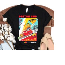 disney pixar lightning mcqueen piston cup shirt, lightning mcqueen shirt, disney cars shirt, wdw matching family shirt,