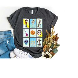 disney coco group shot table 1 panels shirt, disneyland family matching shirt, magic kingdom tee, wdw epcot theme park