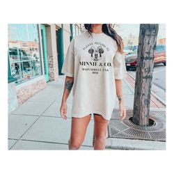 comfort colors minnie & co shirt, disney world shirt, disney trip shirt for women, disney girl tee, disney vacation shir