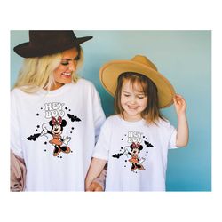 hey boo mickey halloween shirt, the most magical place, fall best day shirt, disney halloween spooky family mom dad adul