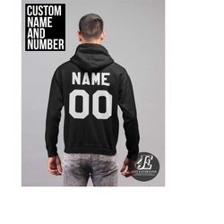 personalized hoodie, custom sleeve, any name, custom gift, personalized sweater, unisex hoodie, customized pullover swea
