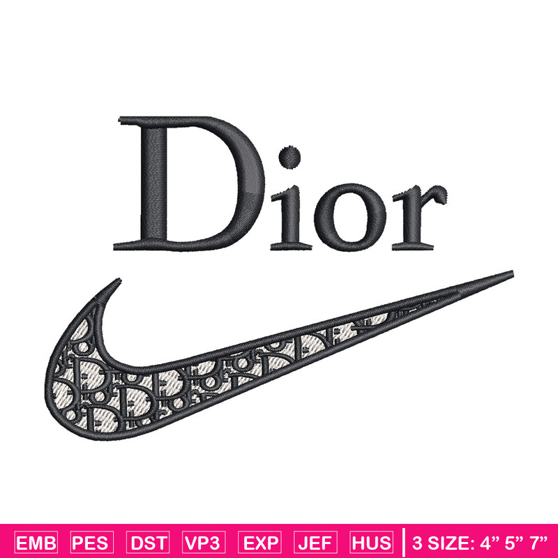 Nike dior embroidery design, Dior embroidery, Emb design, Embroidery shirt, Embroidery file, Digital download.jpg