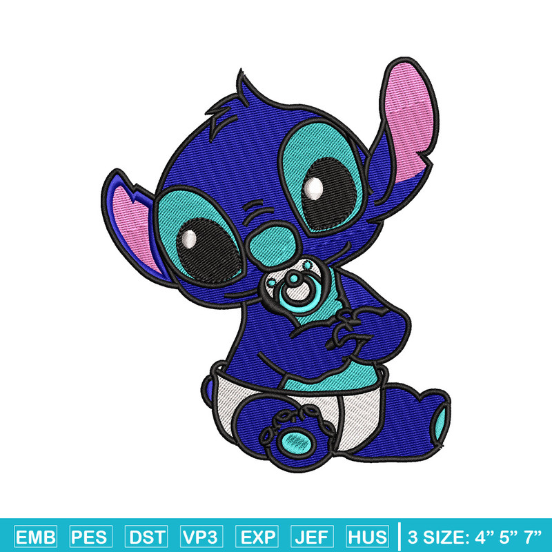 Stitch baby embroidery design, Stitch embroidery, Embroidery file, Embroidery shirt, Emb design, Digital download.jpg