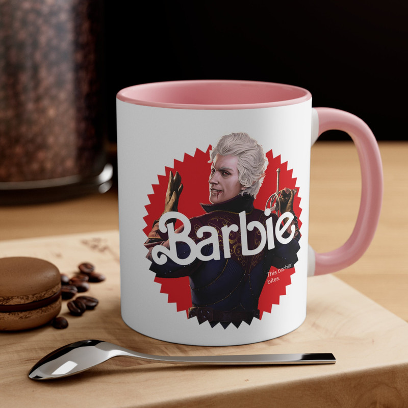 Astarion Barbie Baldurs Gate 3 mug, Baldur's Gate 3 mug, Video Game mug, Outdoor Adventure mug, Game mug for Kids - 2.jpg
