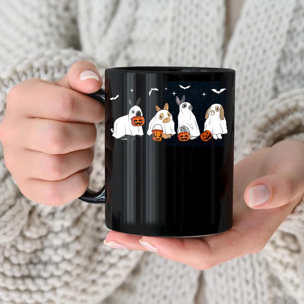 Cute Bunny Mug, Ghost Bunny Mug, Halloween Mug, Ghost Mug, Bunny Lover Mug, Funny Halloween Mug, Halloween Mug - 3.jpg