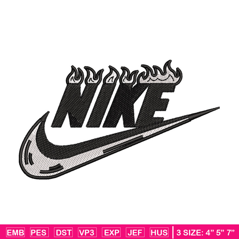 Nike flame embroidery design, Flame embroidery, Nike design, Embroidery shirt, Embroidery file, Digital download.jpg