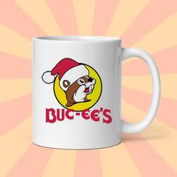 otter buc around and find out chrismas mug, 11oz and 15oz ceramic chrismas mug, campfire chrismas mug