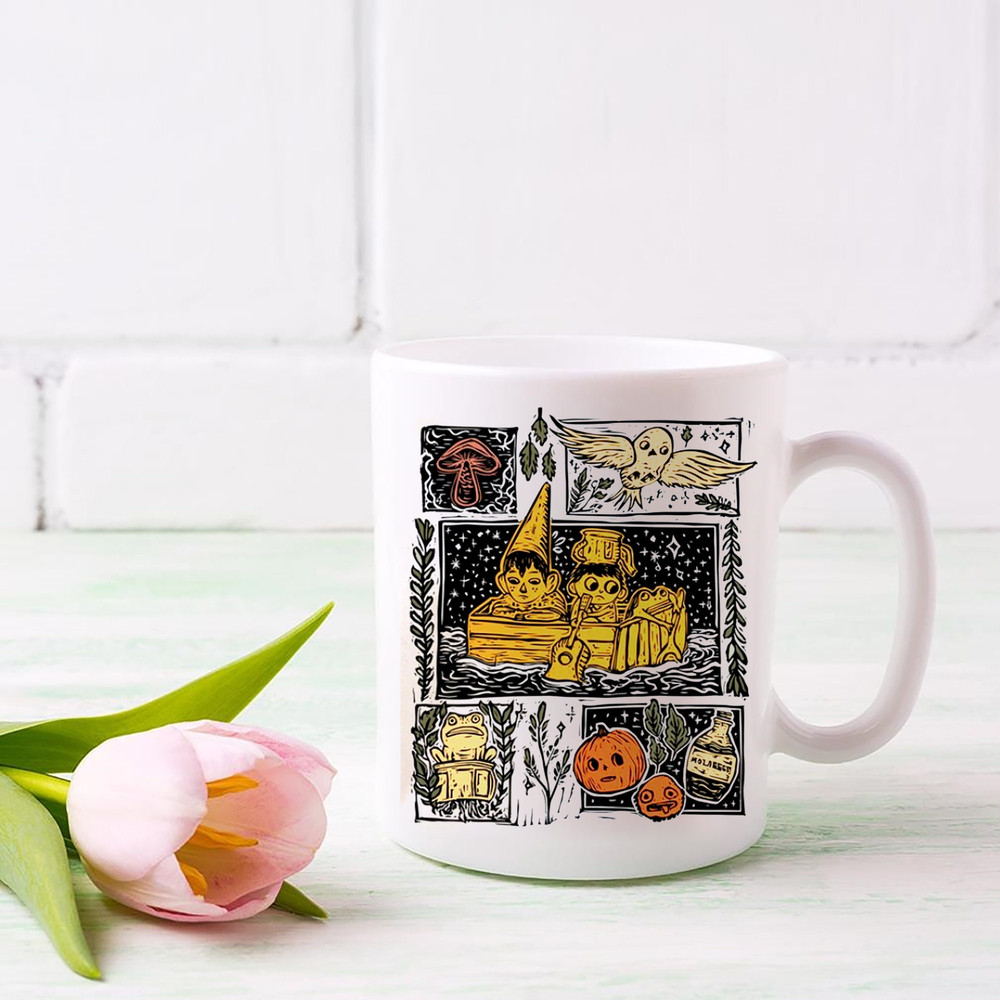 Retro Harvest Festival Pottsfield Mug, Halloween Mug, Over The Garden Wall Pottsfield Pumpkin, I smell children Pottsfield Harvest, I smell - 3.jpg