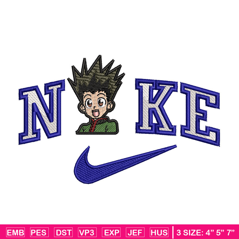 Nike gon embroidery design, Hunter x hunter embroidery, Nike design,Embroidery file,Embroidery shirt,Digital download.jpg