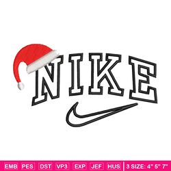 Nike hat embroidery design, Chrismas embroidery, Nike design, Embroidery shirt, Embroidery file, Digital download