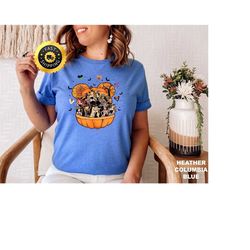 halloween disney princess pumpkin shirt, disney pumpkin shirt, disney princess characters tee, disney princess shirt, ha