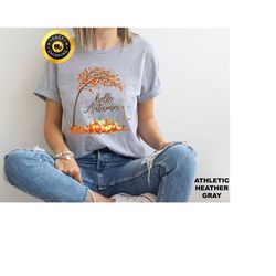 hello autumn shirt, happy fall shirt, fall y'all love shirt,autumn pumpkin tee, fall thanksgiving tee, thanksgiving fami