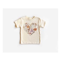 retro halloween ghost shirt, spooky kids t-shirt, halloween toddler clothing, cute ghost t-shirt, spooky season kids tee