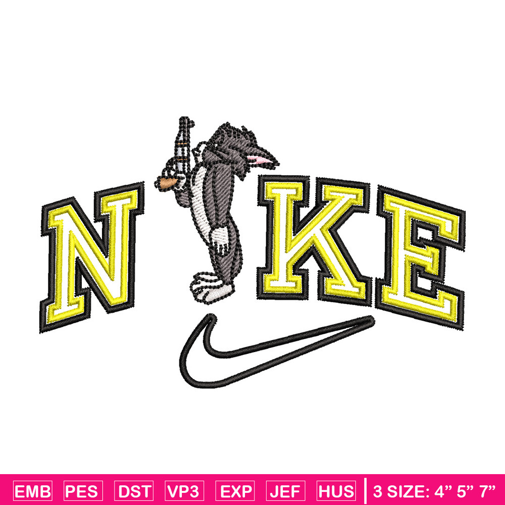 Nike tom gun embroidery design, Tom and jerry embroidery, Nike design,Embroidery file,Embroidery shirt,Digital download.jpg