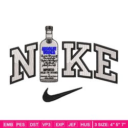 Nike vodka embroidery design, Vodka embroidery, Nike design, Embroidery shirt, Embroidery file, Digital download
