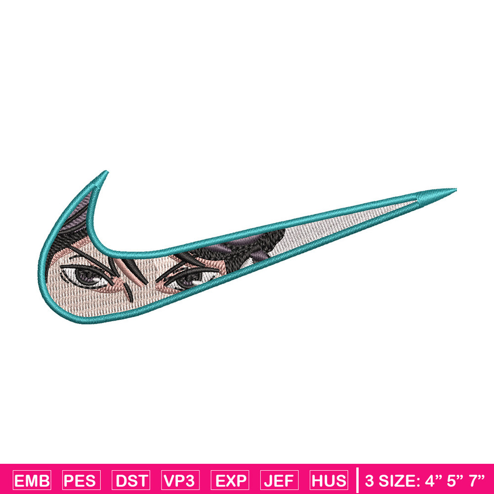 Nike x anime eyes embroidery design, Anime embroidery, Embroidery file,Embroidery shirt, Nike design,Digital download.jpg