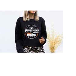 farm fresh pumpkin sweatshirt, fall sweater, fall graphic crewneck, autumn clothing
