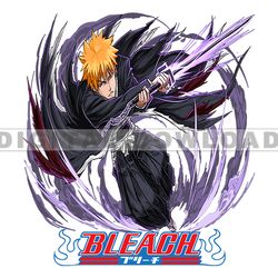kurosaki ichigo svg, anime tshirt design bundle, manga design bundle, anime svg digital file 16