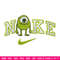 Nike x mike embroidery design, Disney monster embroidery, Nike design,Embroidery file,Embroidery shirt,Digital download.jpg