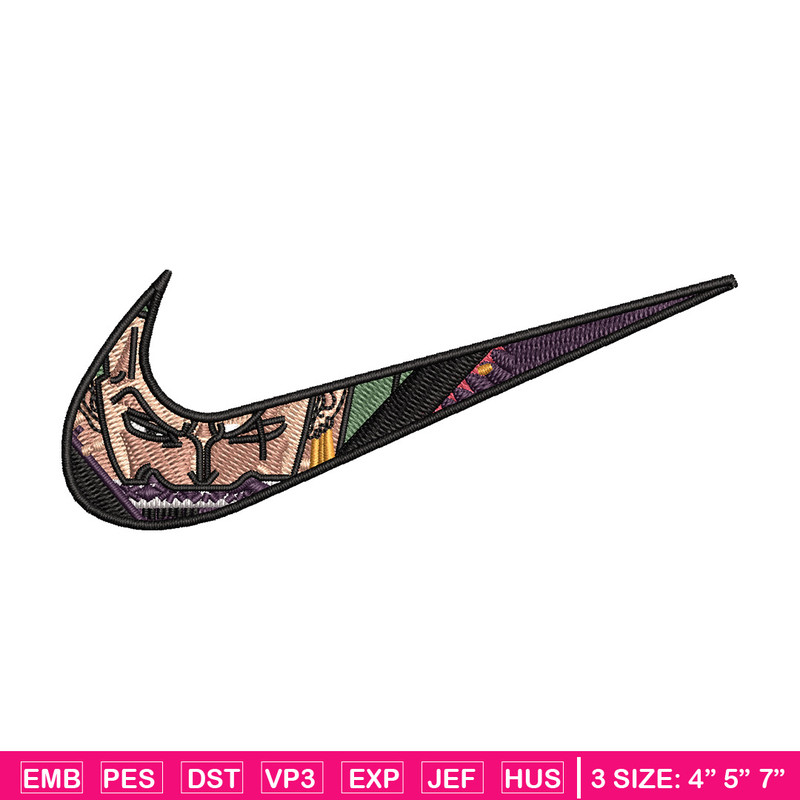 Nike x zoro embroidery design, One piece embroidery, Nike design, Embroidery shirt, Embroidery file, Digital download.jpg