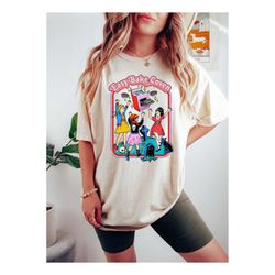 retro halloween t-shirt, witchy halloween shirt, comfort colors easy bake coven tee, spooky season women clothing