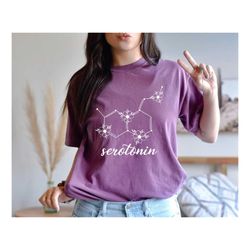 serotonin comfort colors shirt, serotonin women shirt, happiness tee, self love gift, self care t-shirt, therapy depres