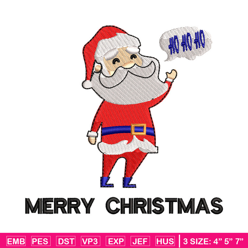 Satan hohoho embroidery design, Chrismas embroidery, Embroidery file, Embroidery shirt, Emb design,Digital download.jpg