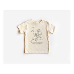 christian christmas sweatshirt, nativity scene toddler sweater, christmas nativity kids shirt, true story nativity t-shi