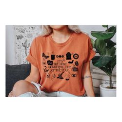 witchy halloween shirt, halloween comfort colors shirts, vintage spooky women shirt, retro halloween tee