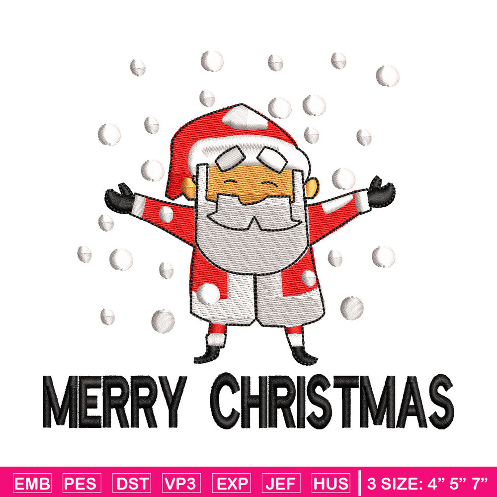 Satan snow embroidery design, Chrismas embroidery, Emb design, Embroidery shirt, Embroidery file, Digital download.jpg