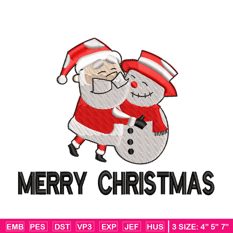 Satan snow man embroidery design, Chrismas embroidery, Emb design, Embroidery shirt, Embroidery file, Digital download.jpg