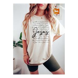 god shirt, i speak the name of jesus tee, pray shirt, christian shirt, bible verse shirt, faith shirt