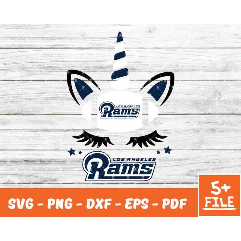 Los Angeles Rams Svg , Unicorn NfL Svg, Team Nfl Svg 19 | Inspire Uplift