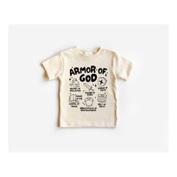 armor of god kids shirt, christian toddler t-shirt, jesus kids tee, retro kids shirt, toddler & youth tee
