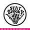Stay spooky embroidery design, Spooky embroidery, Emb design, Embroidery shirt, Embroidery file, Digital download.jpg