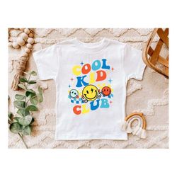 cool kid club shirt, cool club toddler t-shirt, vintage toddler t-shirt, retro infant, funny toddler shirt, sassy kids s