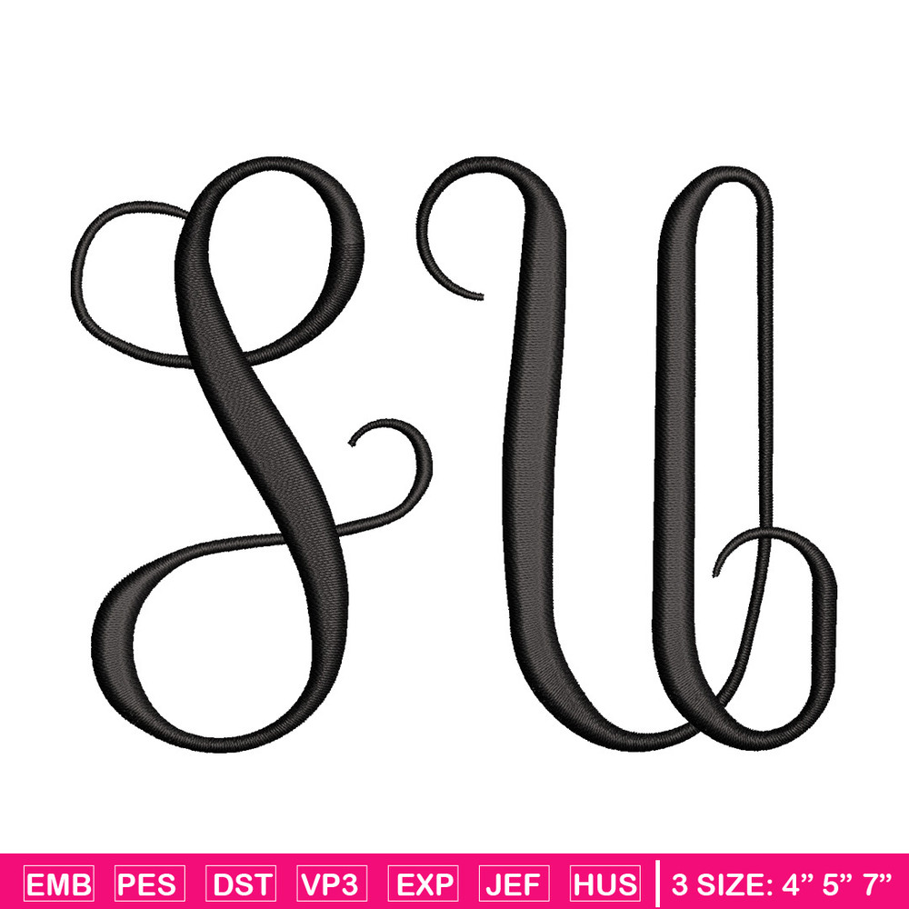 Su logo embroidery design, Logo embroidery, Emb design, Embroidery shirt, Embroidery file, Digital download.jpg