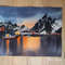 mountains - city - night light - dark painting - watercolor painting - 2.jpg
