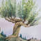 hogwarts - whooping willow - harry potter - nature - landscape - green painting - watercolor painting - 3.JPG