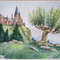 hogwarts - whooping willow - harry potter - nature - landscape - green painting - watercolor painting - 7.JPG