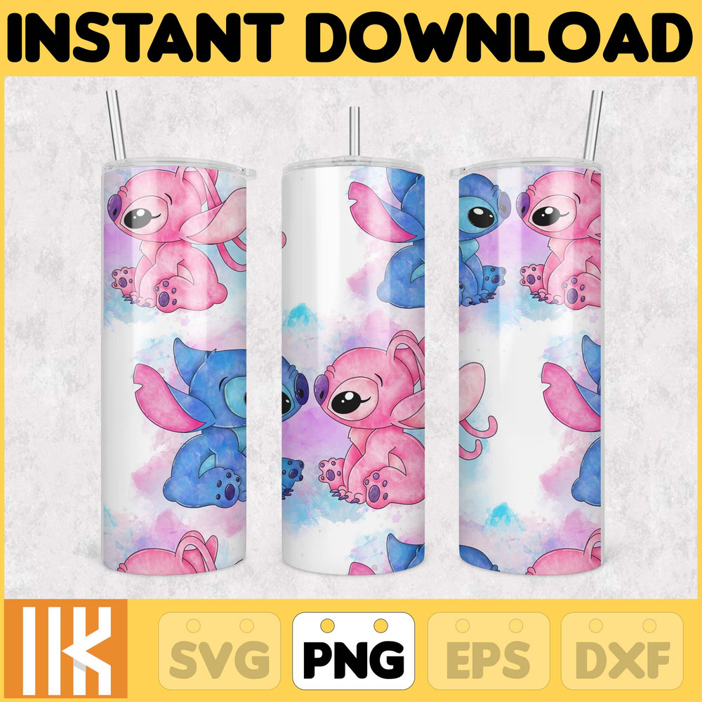 Lilo And Stitch Tumbler Wrap, 20 oz Lilo Tumbler PNG Image Sublimation, Stitch Tumbler Tumbler Cup, Cartoon Tumbler Wrap Design (5).jpg