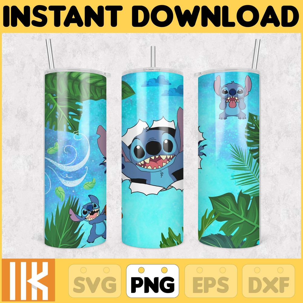 Lilo And Stitch Tumbler Wrap, 20 oz Lilo Tumbler PNG Image Sublimation, Stitch Tumbler Tumbler Cup, Cartoon Tumbler Wrap Design (10).jpg