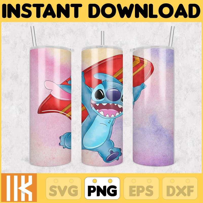 Lilo And Stitch Tumbler Wrap, 20 oz Lilo Tumbler PNG Image Sublimation, Stitch Tumbler Tumbler Cup, Cartoon Tumbler Wrap Design (21).jpg