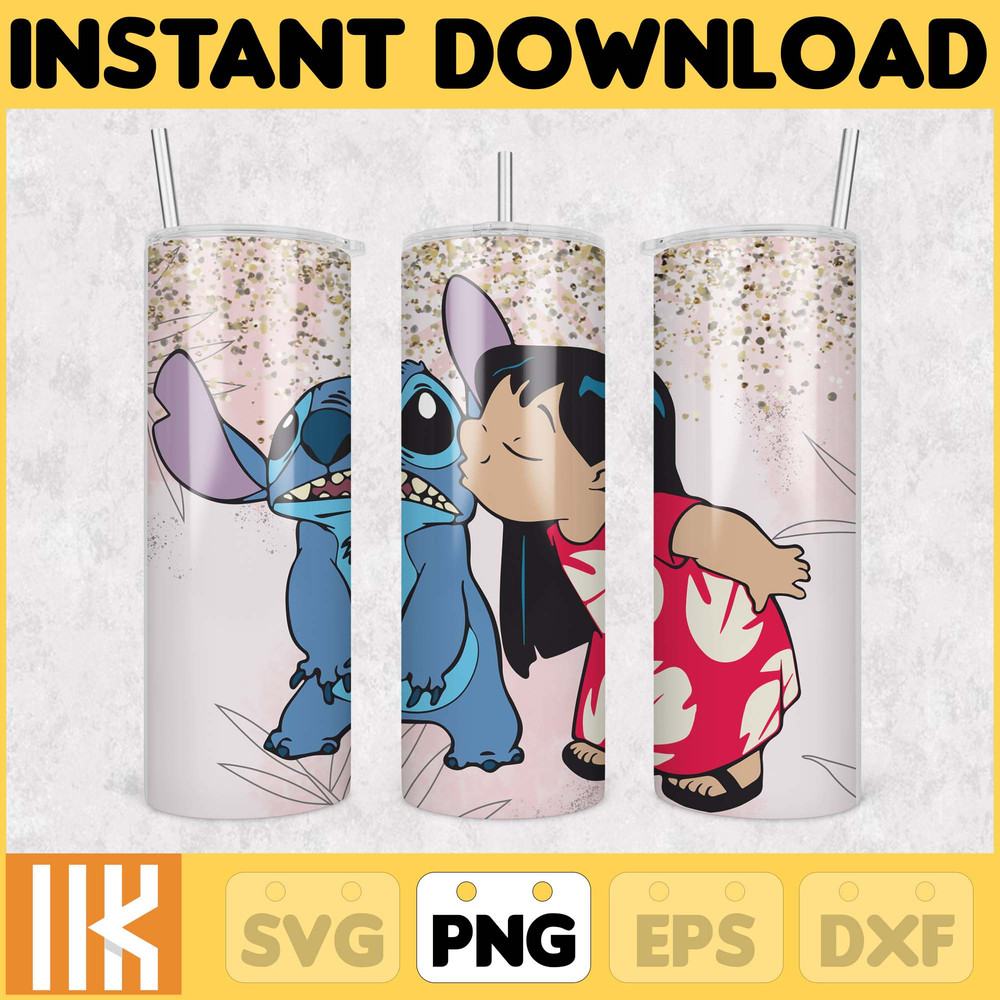 Lilo And Stitch Tumbler Wrap, 20 oz Lilo Tumbler PNG Image Sublimation, Stitch Tumbler Tumbler Cup, Cartoon Tumbler Wrap Design (37).jpg