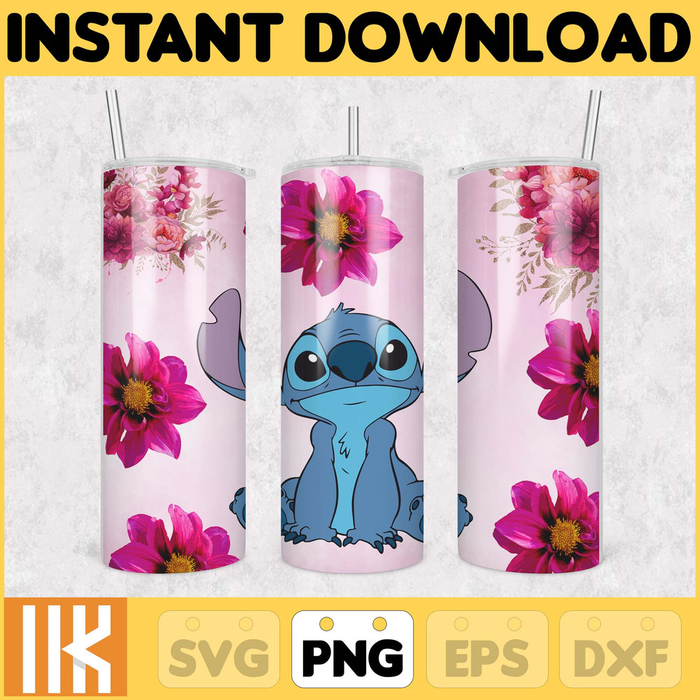 Lilo And Stitch Tumbler Wrap, 20 oz Lilo Tumbler PNG Image Sublimation, Stitch Tumbler Tumbler Cup, Cartoon Tumbler Wrap Design (45).jpg