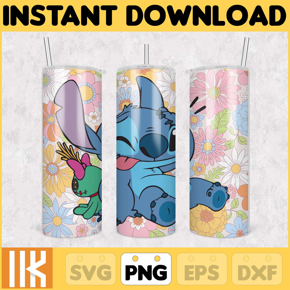 Lilo And Stitch Tumbler Wrap, 20 oz Lilo Tumbler PNG Image Sublimation, Stitch Tumbler Tumbler Cup, Cartoon Tumbler Wrap Design (47).jpg