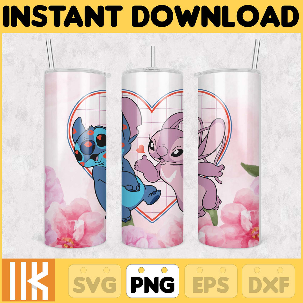 Lilo And Stitch Tumbler Wrap, 20 oz Lilo Tumbler PNG Image Sublimation, Stitch Tumbler Tumbler Cup, Cartoon Tumbler Wrap Design (50).jpg