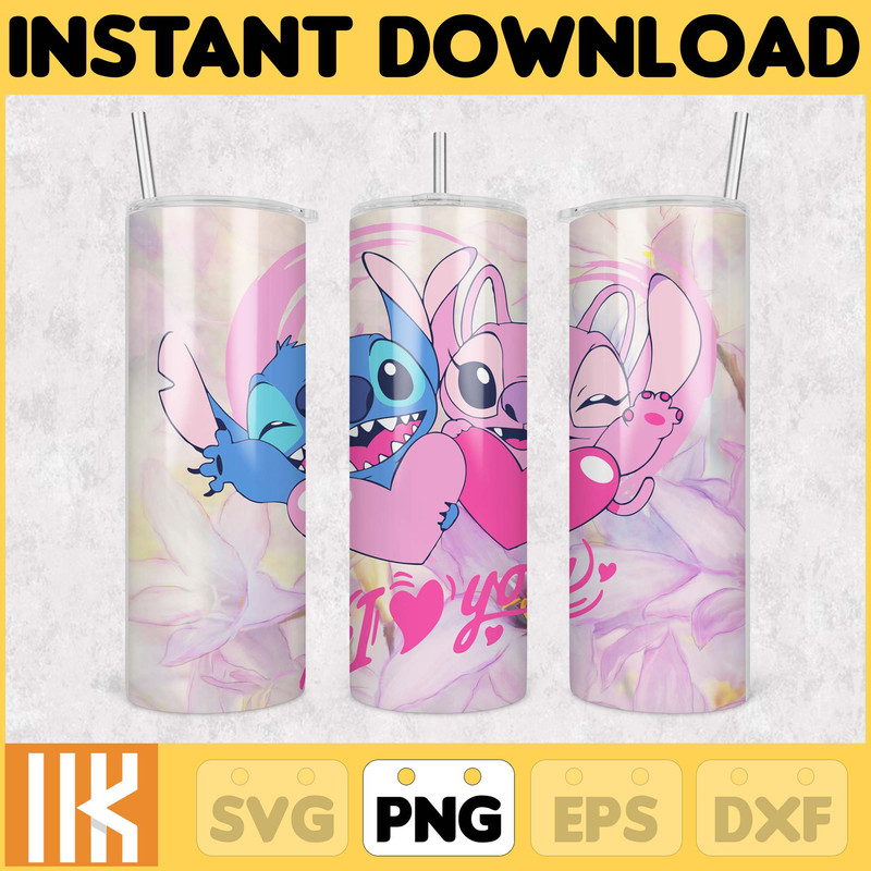 Lilo And Stitch Tumbler Wrap, 20 oz Lilo Tumbler PNG Image Sublimation, Stitch Tumbler Tumbler Cup, Cartoon Tumbler Wrap Design (51).jpg
