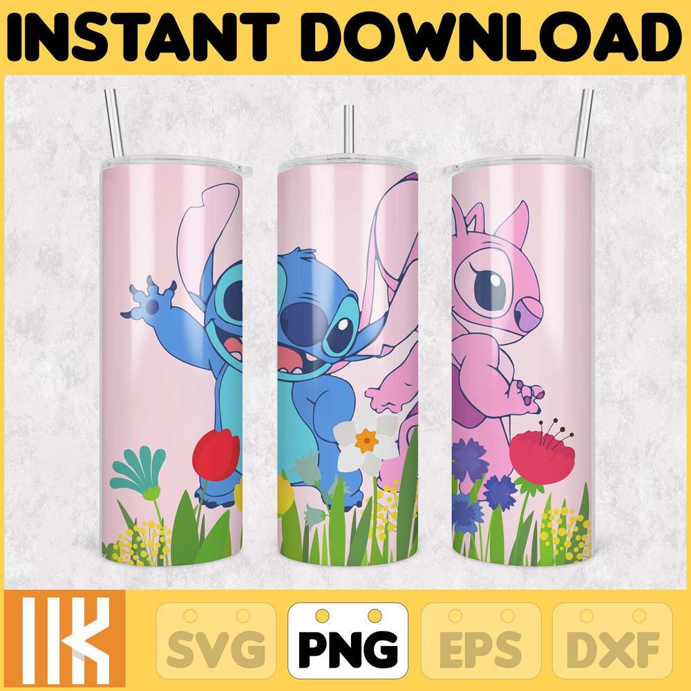Lilo And Stitch Tumbler Wrap, 20 oz Lilo Tumbler PNG Image Sublimation, Stitch Tumbler Tumbler Cup, Cartoon Tumbler Wrap Design (54).jpg